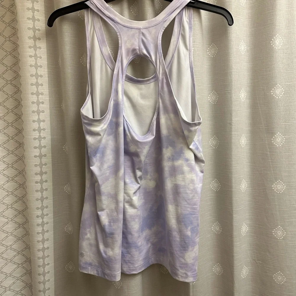 Athleta tank top shirt size XL like new
Dark pink color 
Tags: Lululemon, Nike - Picture 3 of 6